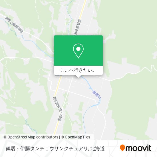 鶴居・伊藤タンチョウサンクチュアリ地図