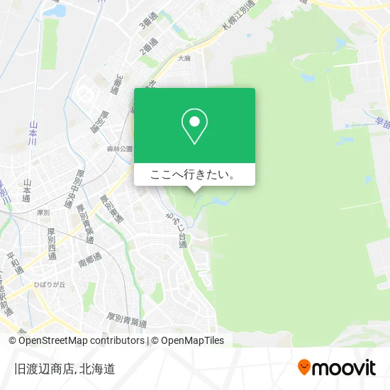 旧渡辺商店地図