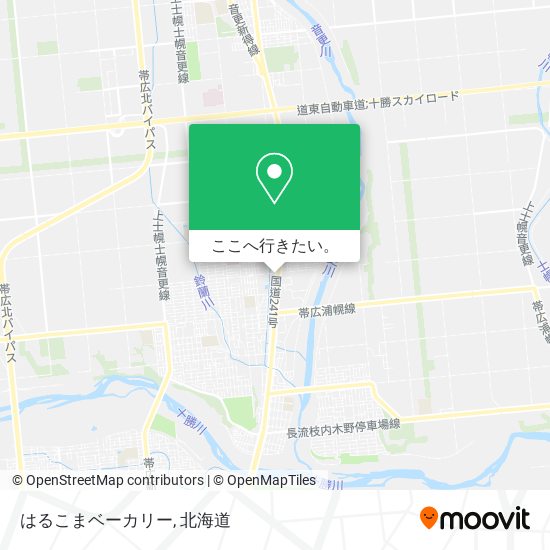 はるこまベーカリー地図