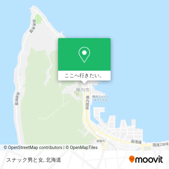 スナック男と女地図