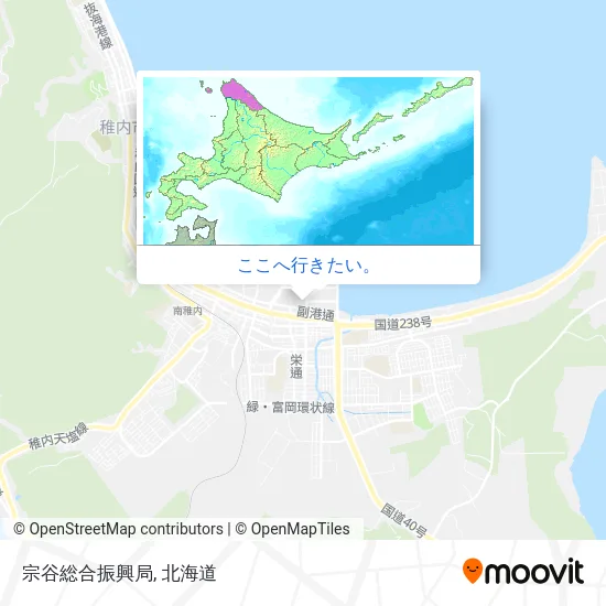 宗谷総合振興局地図