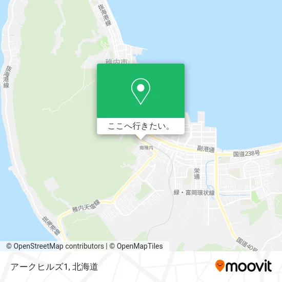アークヒルズ1地図