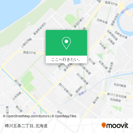 樽川五条二丁目地図