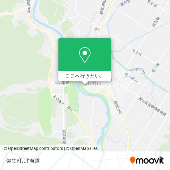 弥生町地図