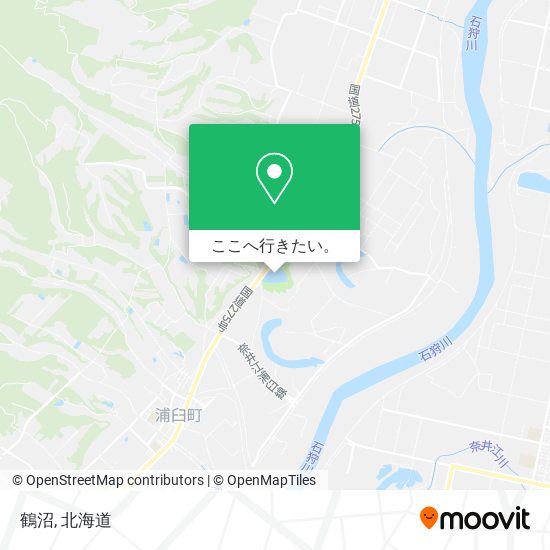 鶴沼地図