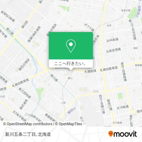 新川五条二丁目地図