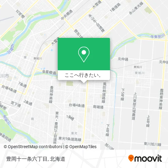 豊岡十一条六丁目地図
