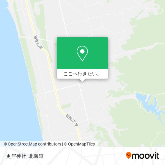 更岸神社地図