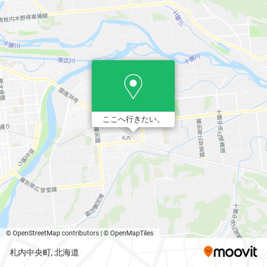 札内中央町地図