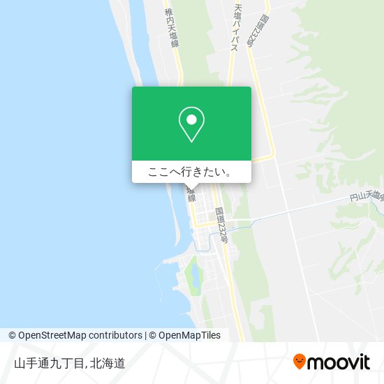 山手通九丁目地図