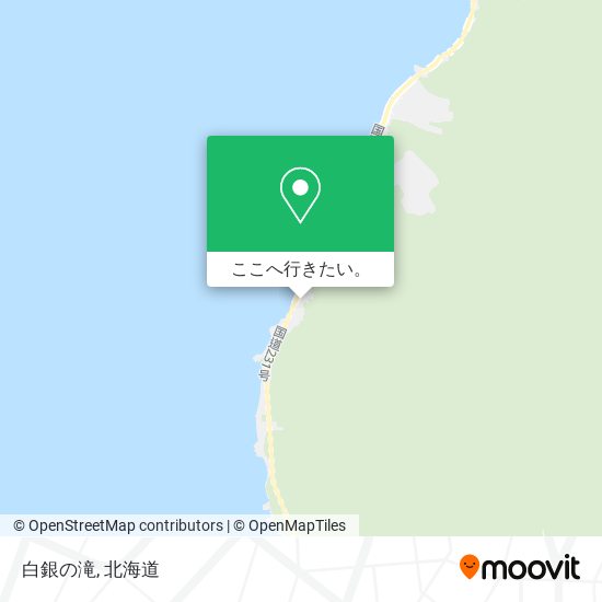白銀の滝地図