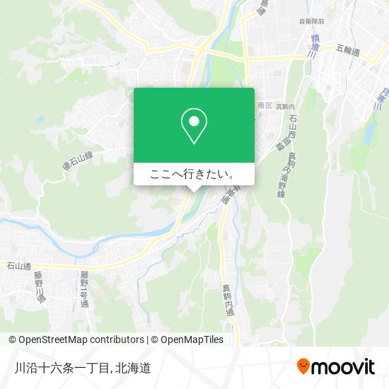 川沿十六条一丁目地図