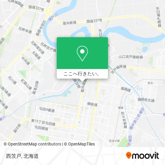 西茨戸地図