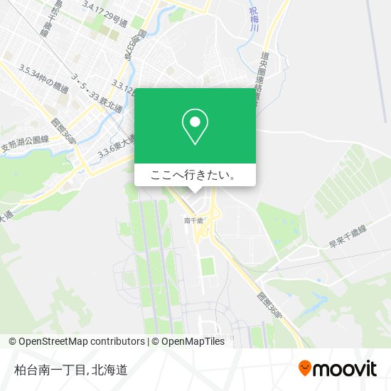 柏台南一丁目地図