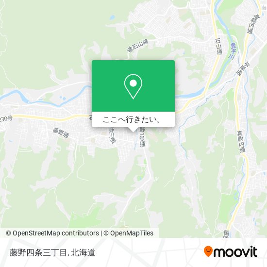 藤野四条三丁目地図