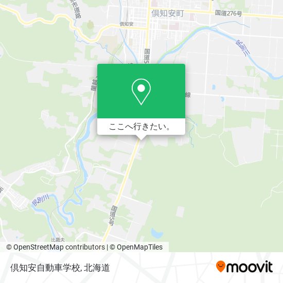 倶知安自動車学校地図