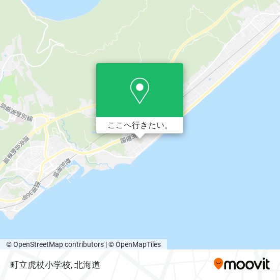 町立虎杖小学校地図