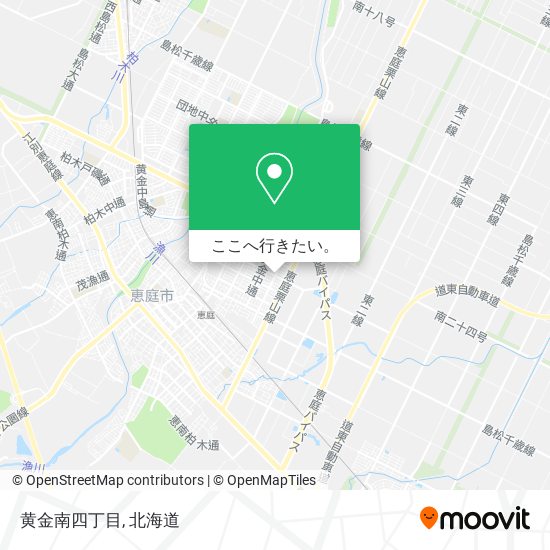 黄金南四丁目地図