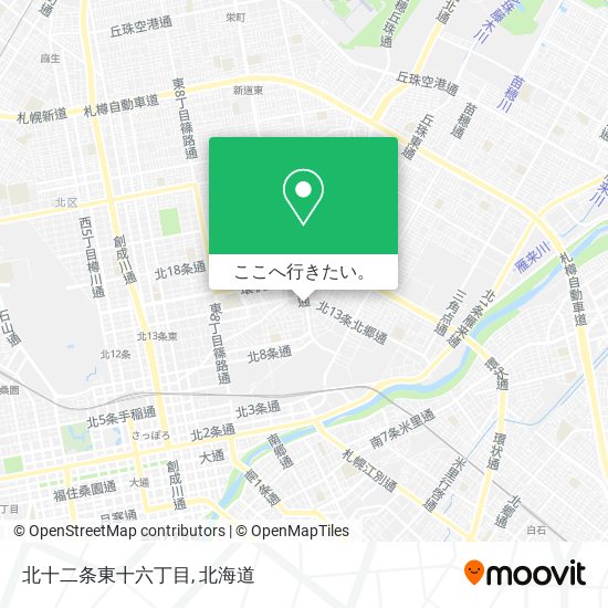 北十二条東十六丁目地図