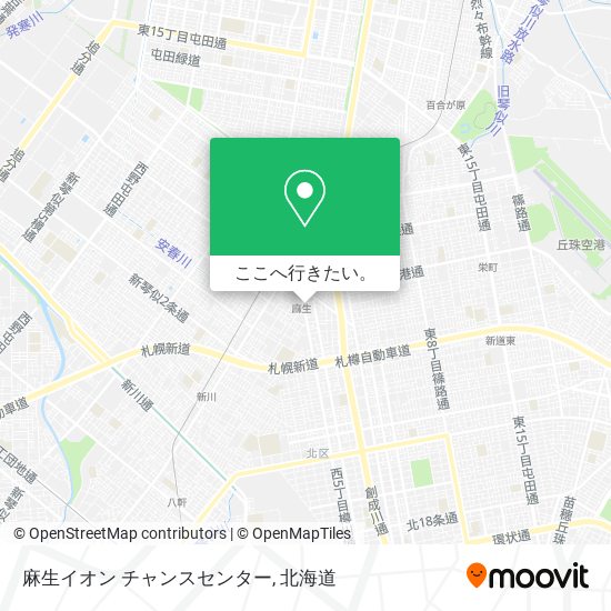 麻生イオン チャンスセンター地図