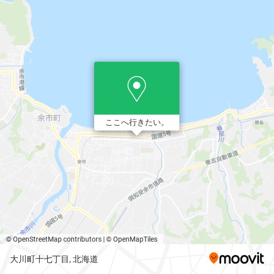 大川町十七丁目地図