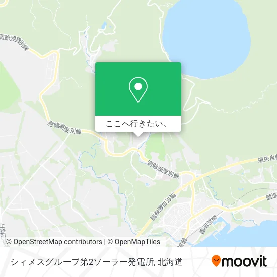 シィメスグループ第2ソーラー発電所地図