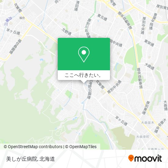 美しが丘病院地図