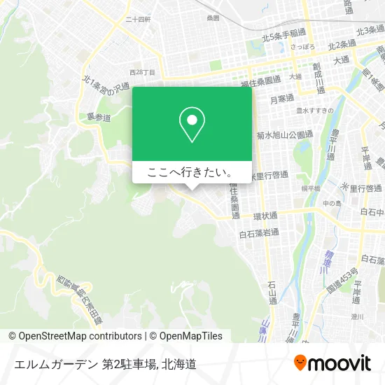 エルムガーデン 第2駐車場地図