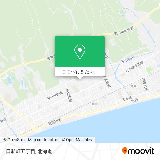 日新町五丁目地図