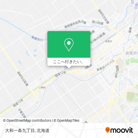 大和一条九丁目地図