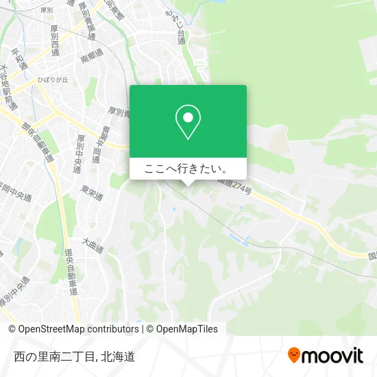 西の里南二丁目地図