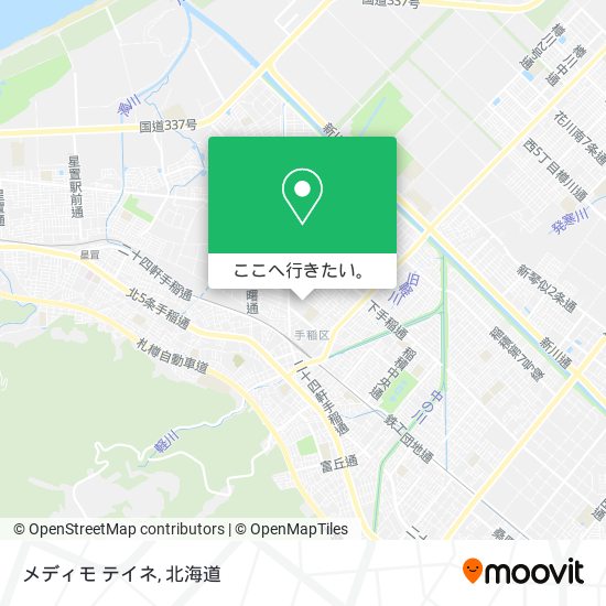 メディモ テイネ地図
