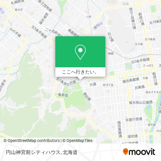 円山神宮前シティハウス地図
