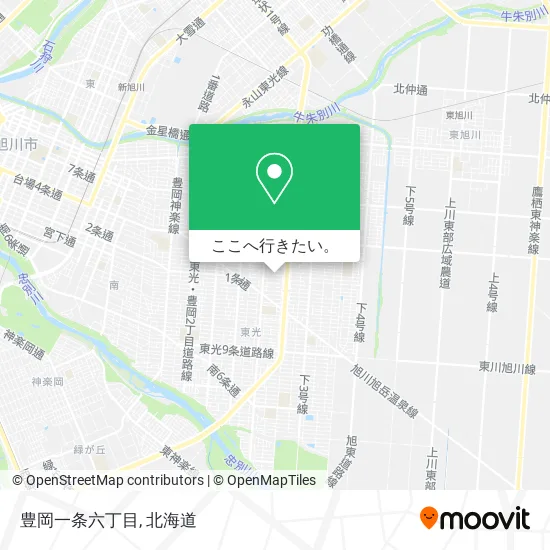 豊岡一条六丁目地図