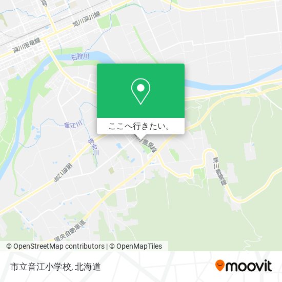 市立音江小学校地図