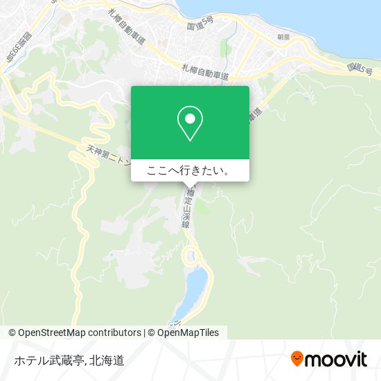 ホテル武蔵亭地図