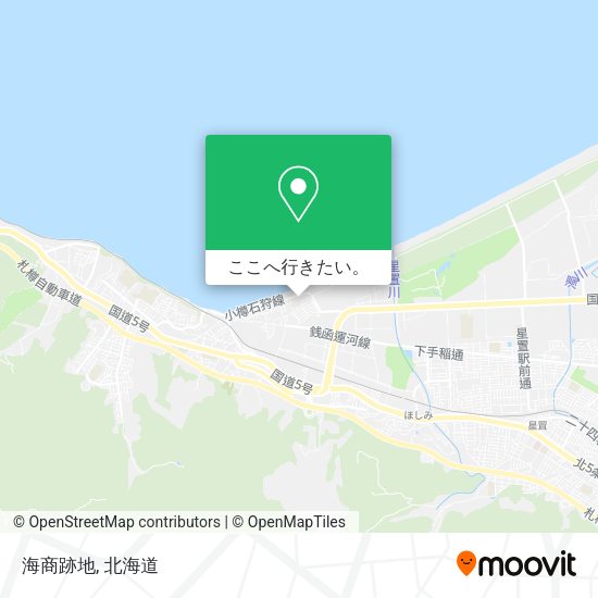 海商跡地地図