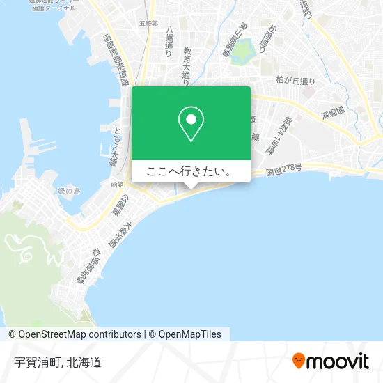 宇賀浦町地図