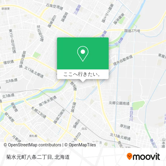 菊水元町八条二丁目地図