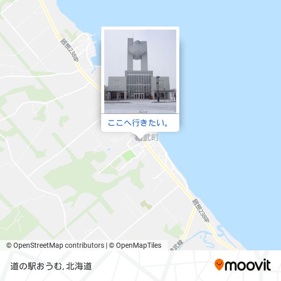 道の駅おうむ地図