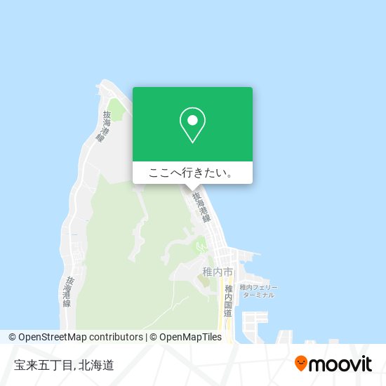 宝来五丁目地図