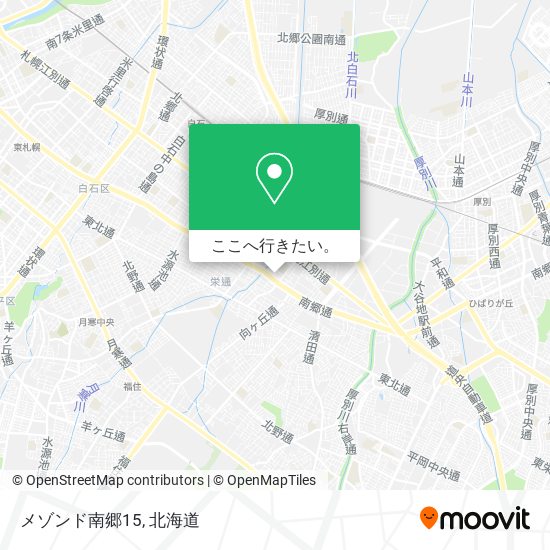 メゾンド南郷15地図