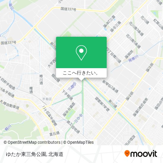 ゆたか東三角公園地図