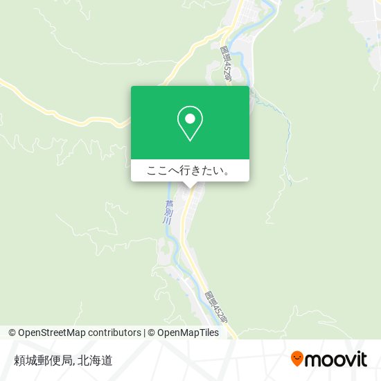 頼城郵便局地図