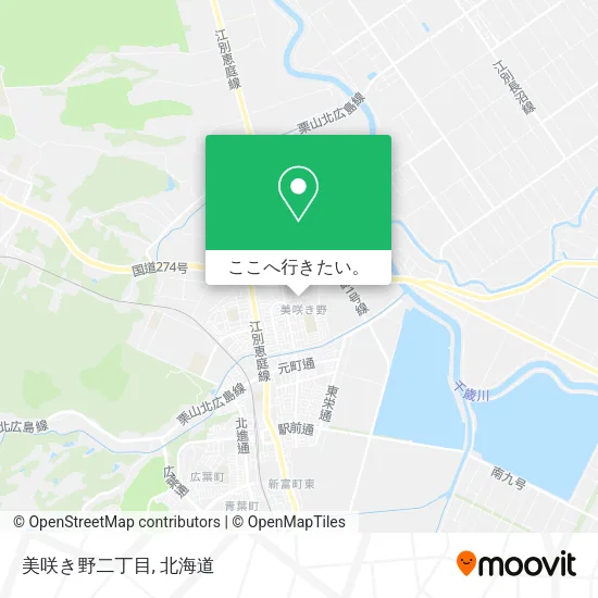 美咲き野二丁目地図