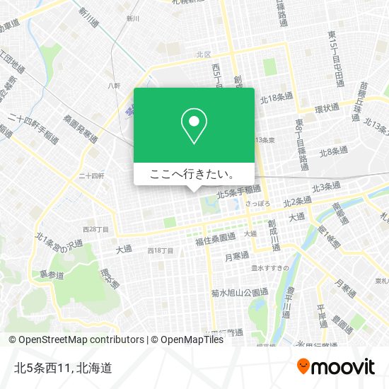 北5条西11地図