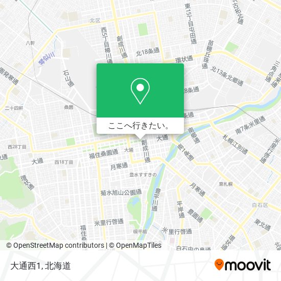 大通西1地図