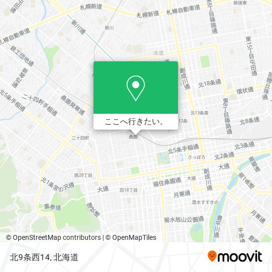 北9条西14地図