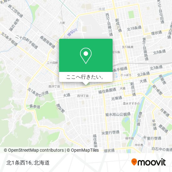 北1条西16地図