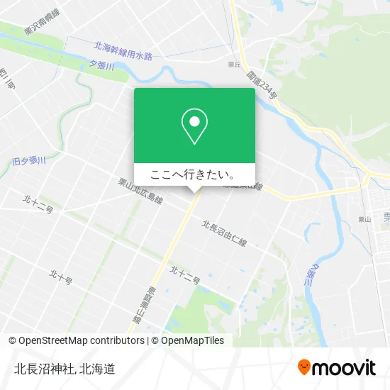 北長沼神社地図